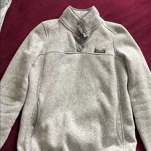 LL Bean 1/4 button pullover